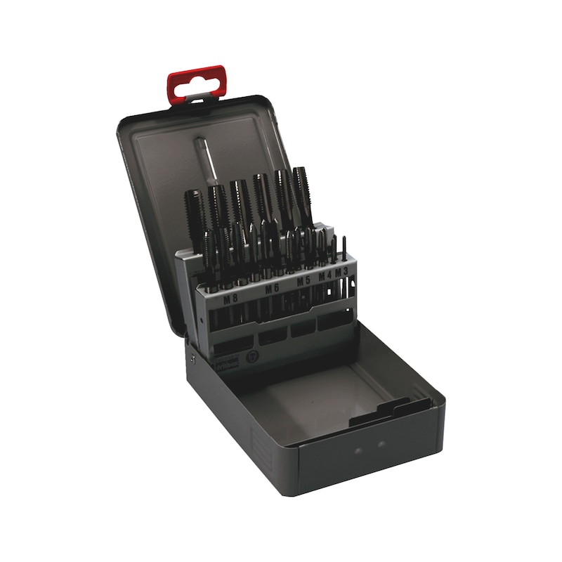 Coffret de 21 tarauds HSS DIN 352 - taraudage M3 à M12