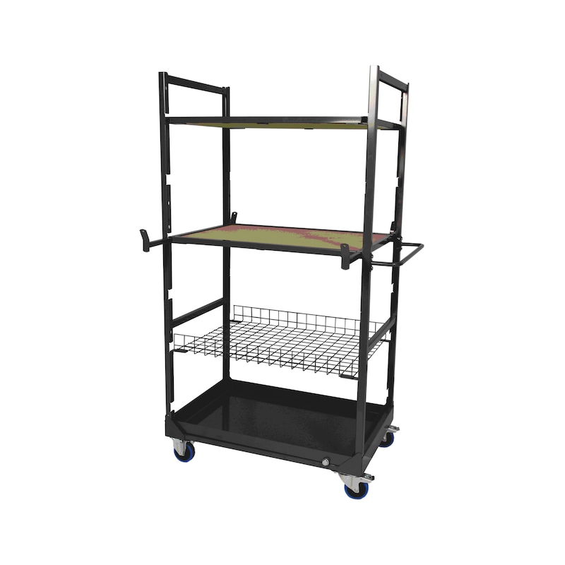 Chariot à roulettes pour mécanique