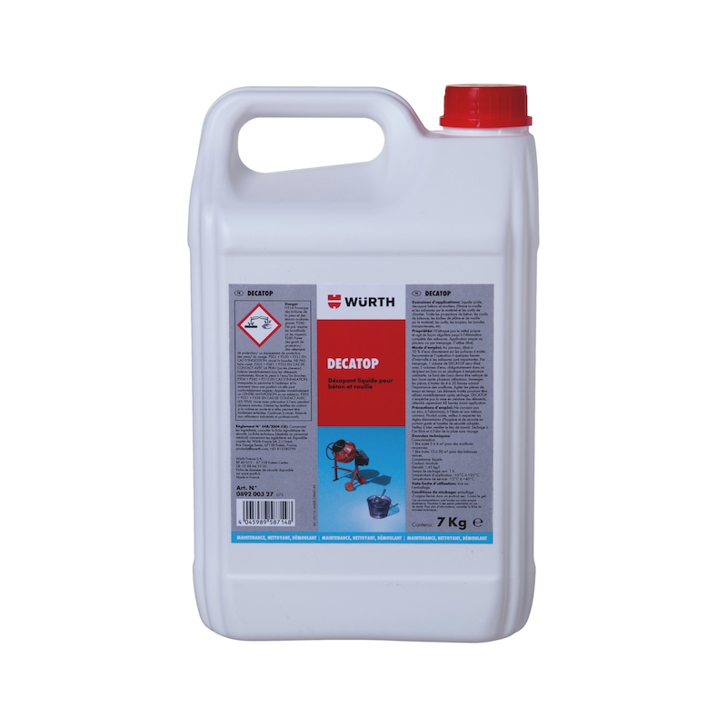 Décapant liquide pour béton et rouille Décatop
