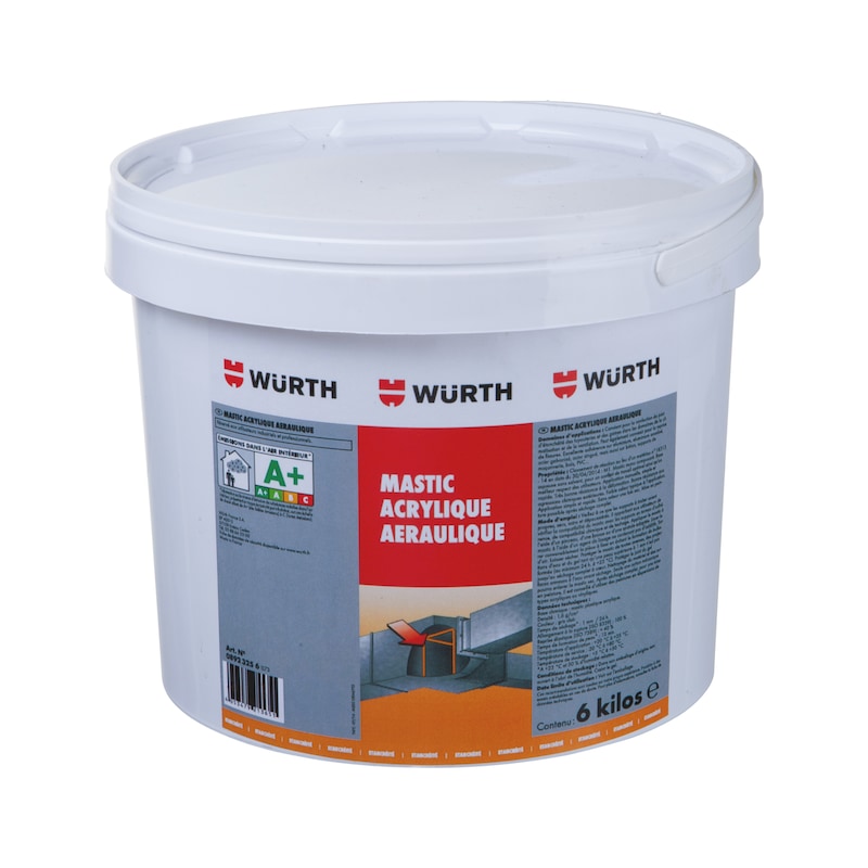 Mastic acrylique aéraulique pour gaines de ventilation