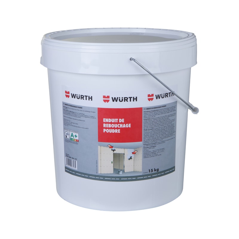Enduit de rebouchage en poudre pour fissures et trous