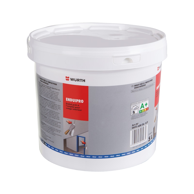 Enduit de rebouchage ENDUIPRO pour fissures et trous