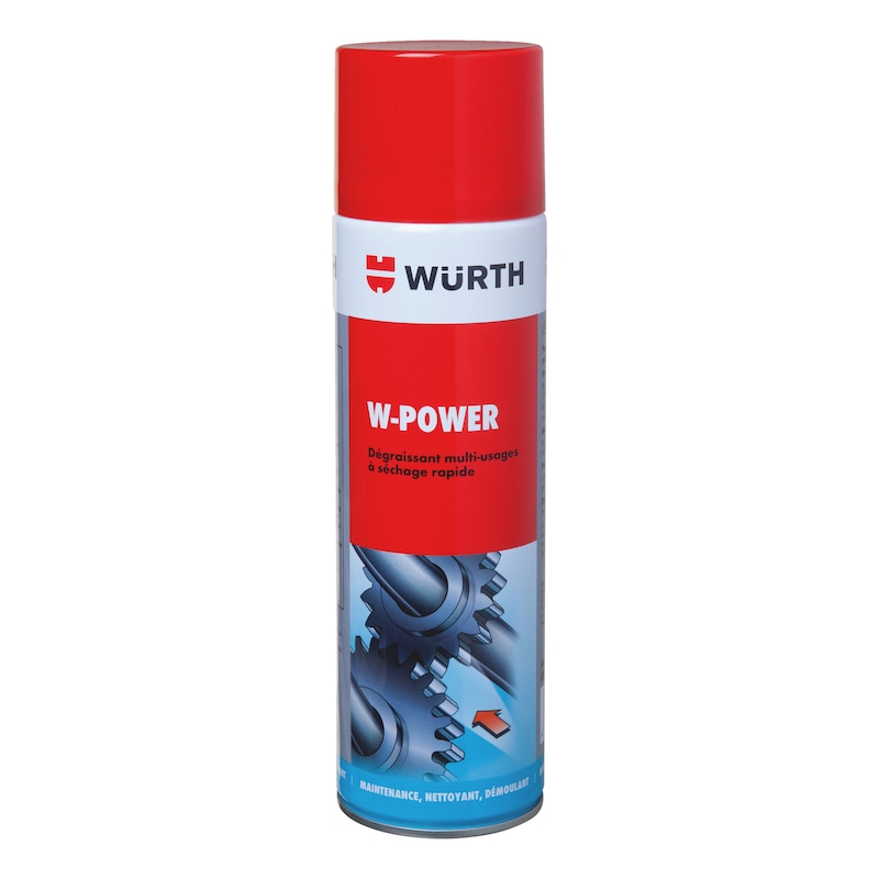 Dégraissant W-POWER pour traces d'huiles, graisses & salissures