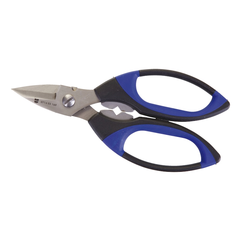Ciseaux Électricien Evolution avec lame crantée coupe fil