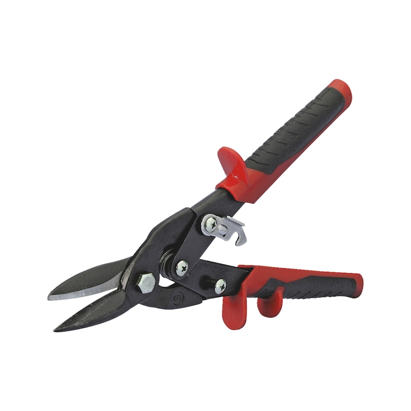 Cisaille à tôle type aviation pour plaquiste : coupe rail de placo