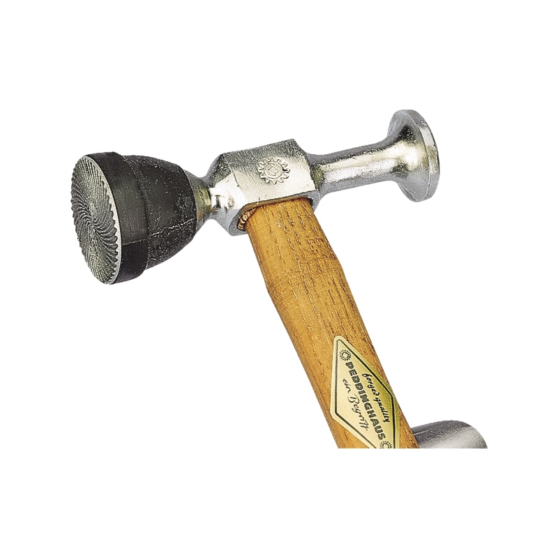 Marteau de carrossier à rétreindre à tête rotative