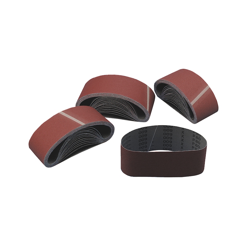 Bande abrasive toilée sans fin pour bois/métal - antistatique