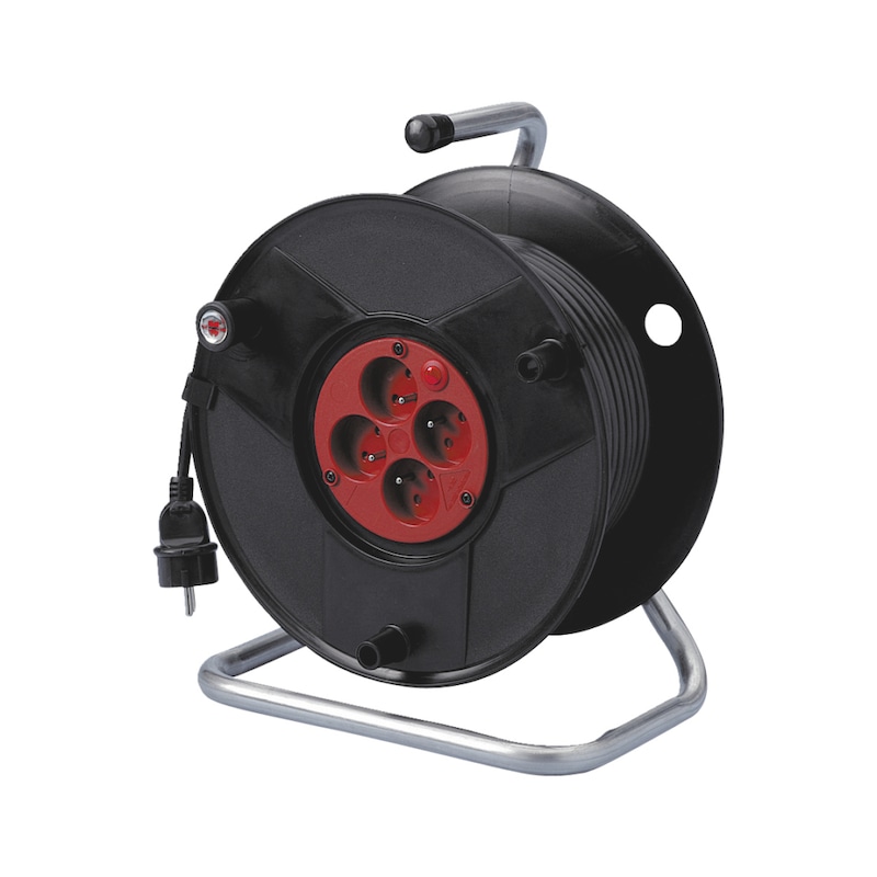 Enrouleur de câble électrique - type E 4 prises - 25 ou 40m