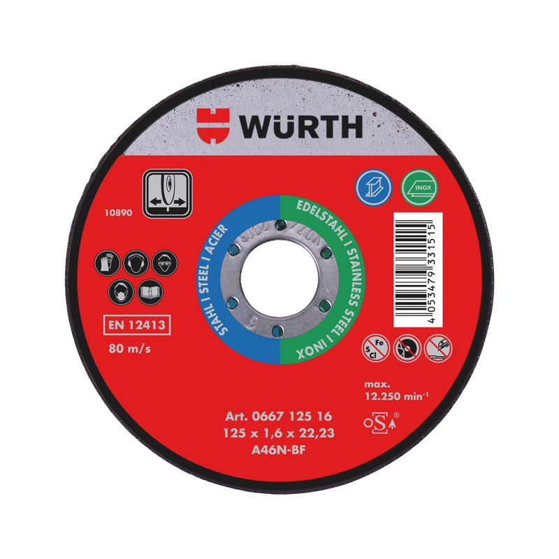 Disque Perforé Acier Westmark – Taille 10, Diamètre Trous 4,5 Mm – Pour Perçage, Bricolage, Assemblage