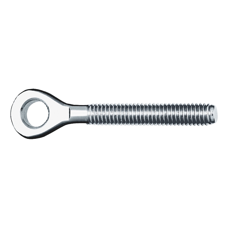 Boulon à œil inox A4 brut pour garde-corps