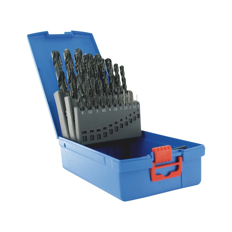 Coffret de forets métal HSS DIN338 type S - 25 pcs