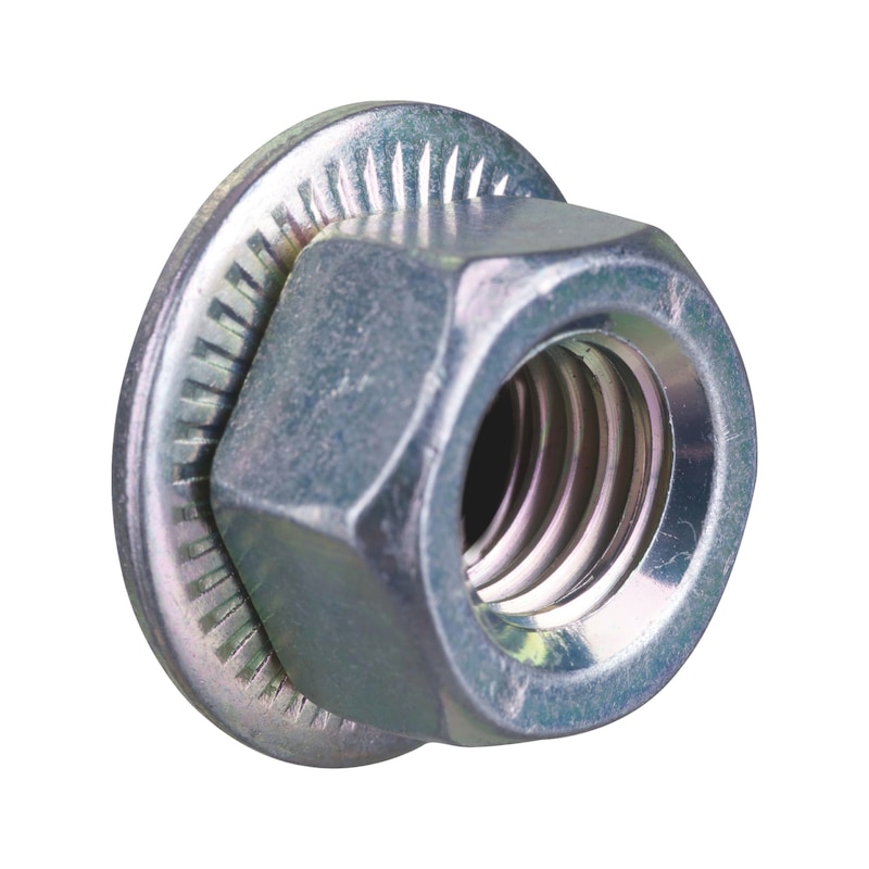 Écrou à rondelle imperdable tournante TWOLOK - acier zingué 8 (A2K)