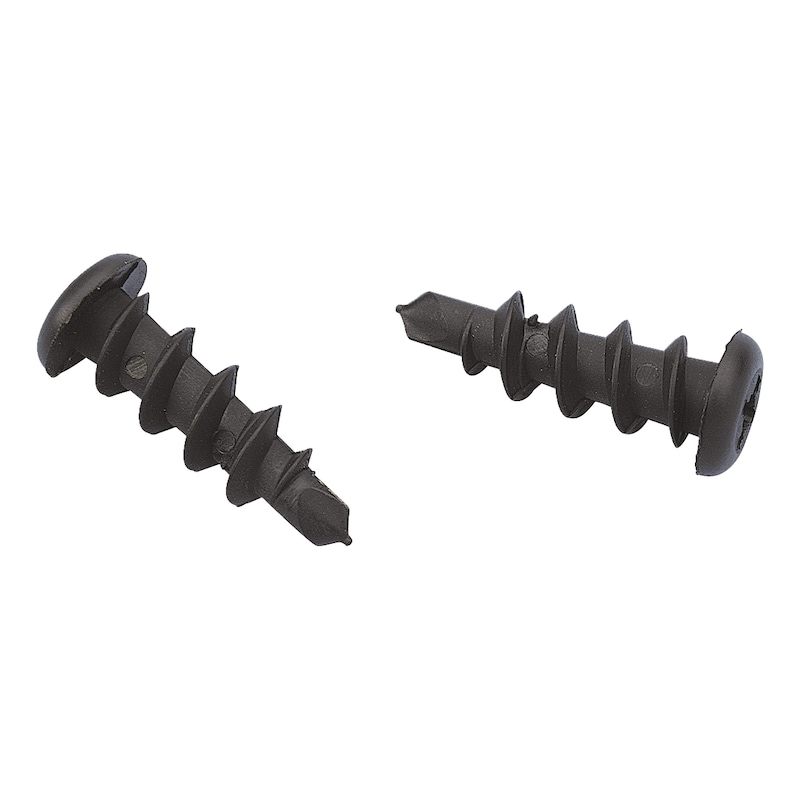 Vis plastique autoperceuse pour goulotte électrique