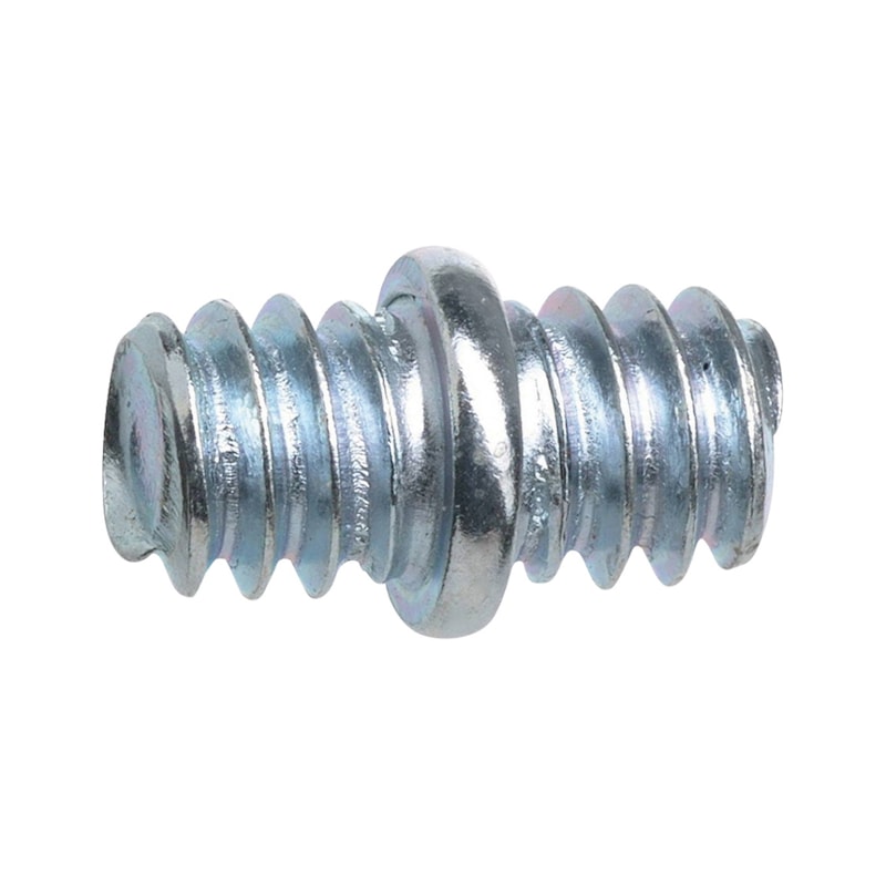 Raccord mâle/mâle acier zingué type ATLAS pour collier sanitaire