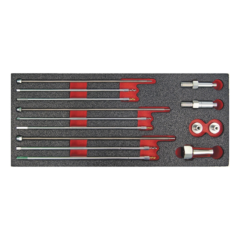 Kit d'extracteurs d'électrodes de bougie de préchauffage pour Ford/PSA n°2 - 14 pcs