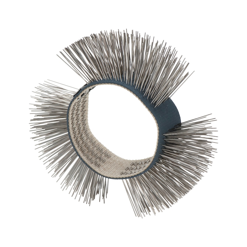 Brosse à fils inox pour enlever peinture et corrosion sur véhicules