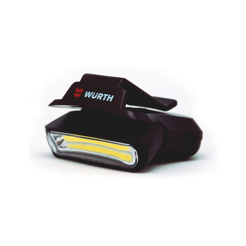 Lampe frontale LED - clipsable sur casquette - 50 Lumens