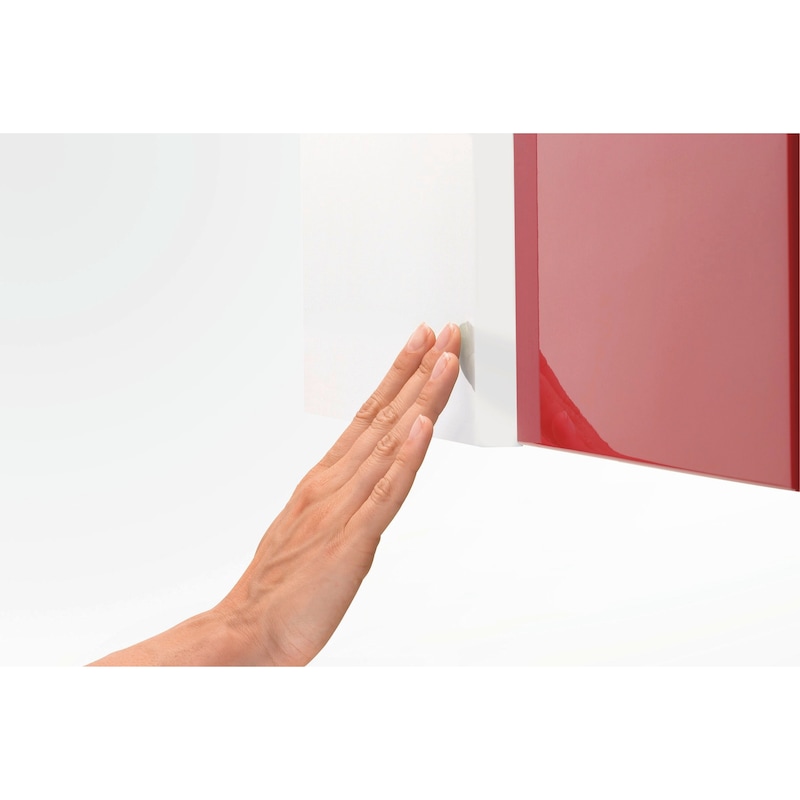 Charnière Tiomos Tipmatic Plus Click-on pour façade sans poignée