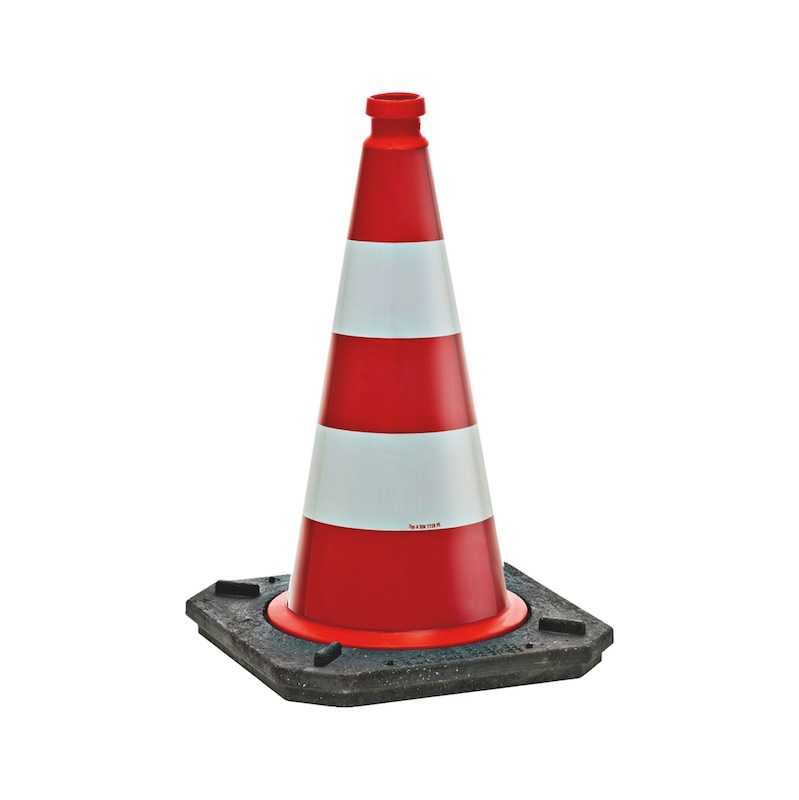 Cône de signalisation de chantier, revêtement RA1A, testé TL