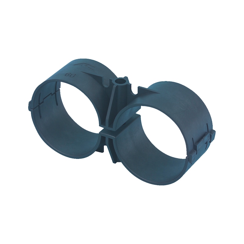 Canale Centrale Set Da 2 Fascette Doppio Albero In Acciaio Zincato - Per Alberi Fino A 60 Mm, Marca Nonic Fascetta Nonic 08-700 - Foto 13