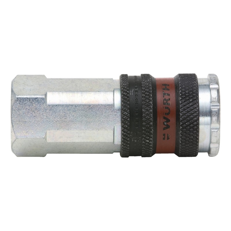 Bradas BR-GK113 Giunto Rapido Geka In Ottone 1" Filettatura Interna - Attacco Acqua Professionale