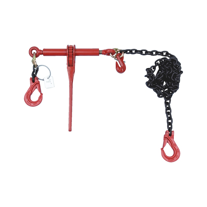 Chaîne d'arrimage qualité 8, noire, trempée - EN 12195-3