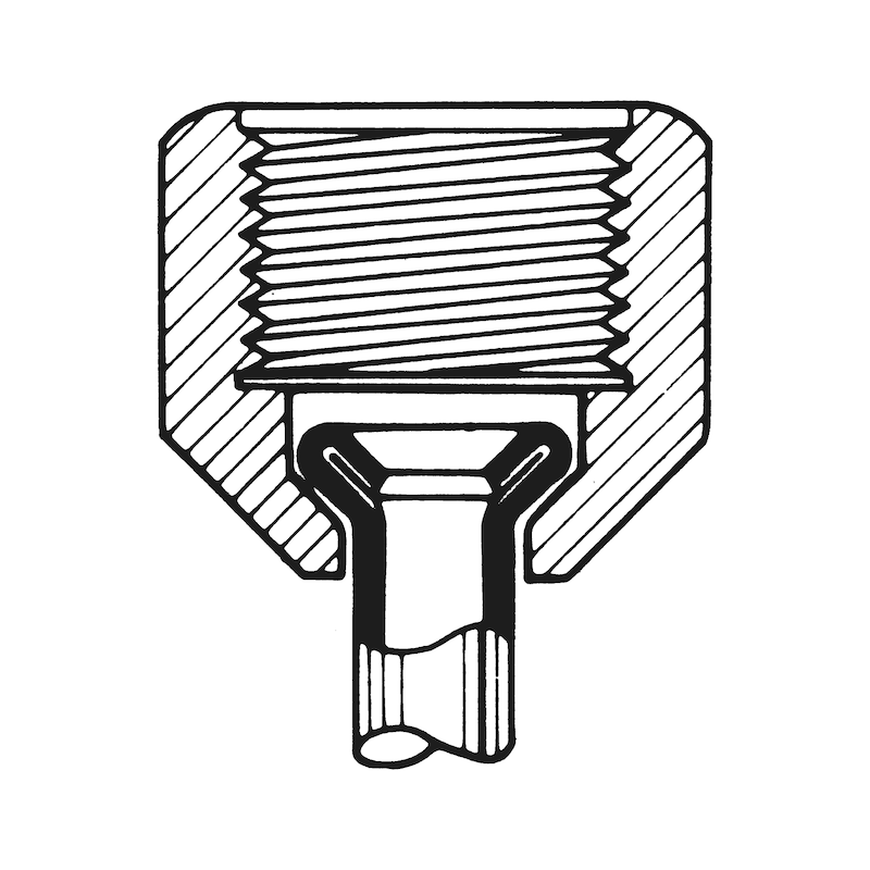 Pasador Para abocardador doble - AY-MANDREL-DBFLG-FUNCTION2-8-10