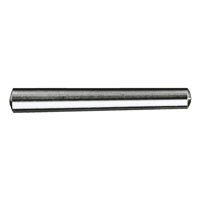 Tapered pin, unhardened DIN 1, plain steel, unhardened, design A (ground) - PIN-TAP-UNHDND-DIN1-A-5X45