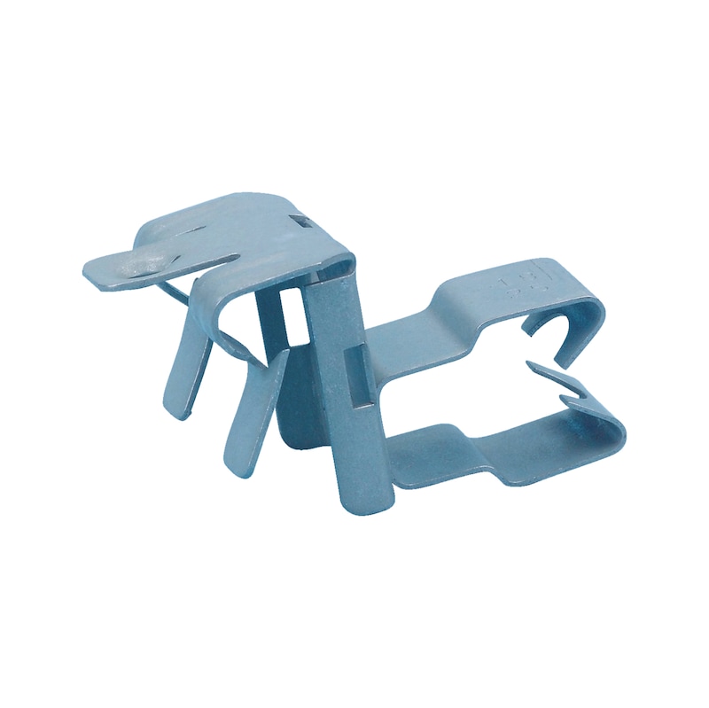 Crampon de fixation SRZ ouvert pour tuyaux sur poutres en acier