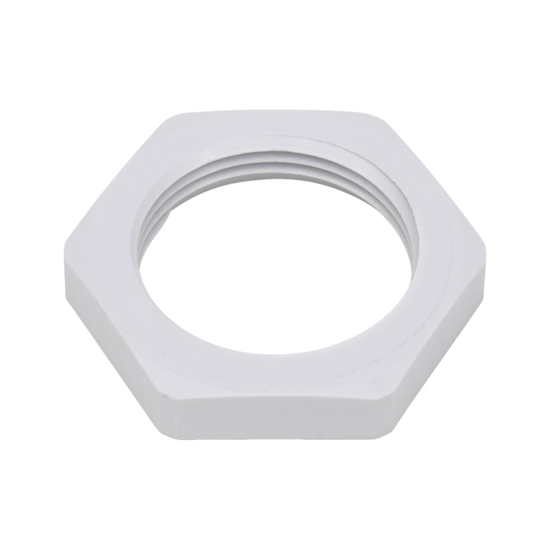 Contre-écrou en polyamide pour presse-étoupe métrique