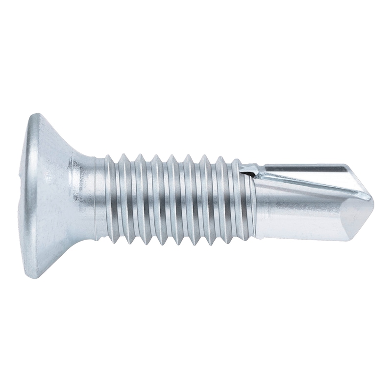 Vis FEBOS M autoperceuse pour fenêtres PVC - acier zingué (A2K) - tête fraisée bombée - cruciforme PH