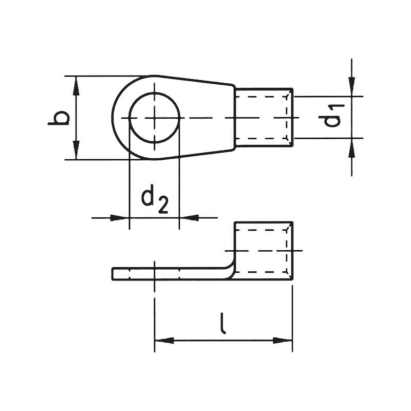 Ringform Quetschkabelschuh Ringform DIN 46234 und ähnlich (09676958) online ...