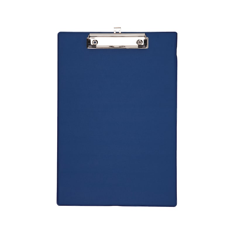 Acrimet Presse-Papiers A4 Bleu Transparent (Pack 3) – Avec Règles Et Clip Bas Profil