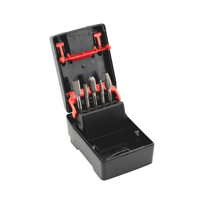 Coffret de fraises en carbure de tungstène denture MZ - 5 pcs