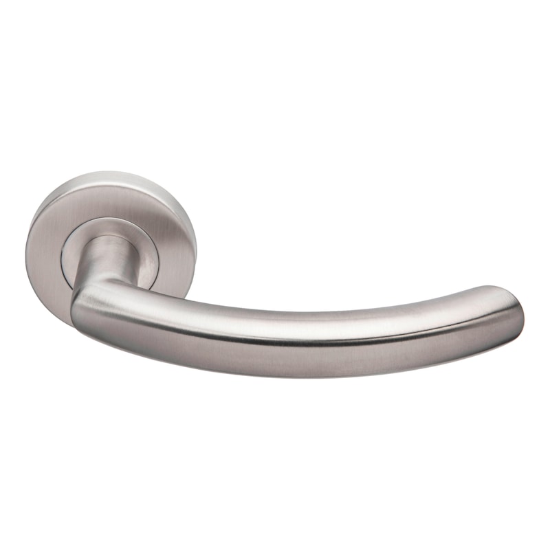 Béquille double JADE inox sur rosace 1094 pour porte