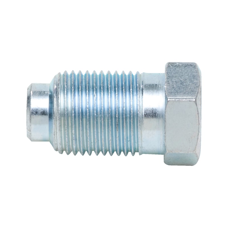 10 Raccordi Unione Per Tubi Freno Maschio In Acciaio, 14mm X 1,5mm, Per Tubo Da 6mm