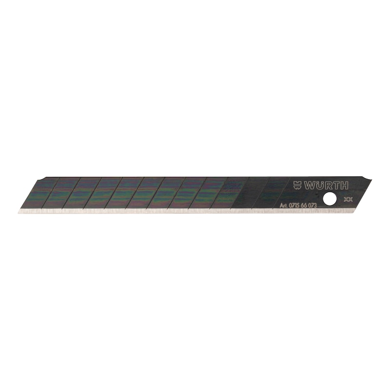 Lames De Découpe Würth 18mm - Pack De 50 Lames Très Tranchantes Noires Avec Distributeur