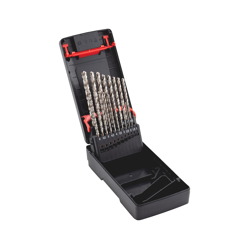 Coffrets de forets métal HSCo DIN 340 OXID - 19 pcs - Syska