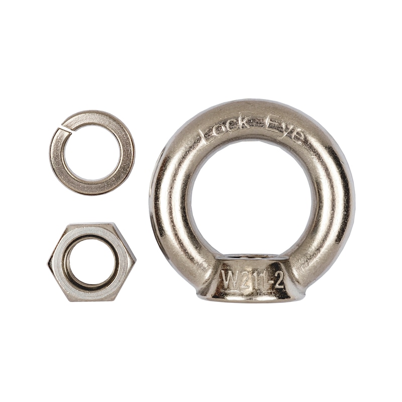 Rondelle anneau de levage femelle pour point d’ancrage ABS