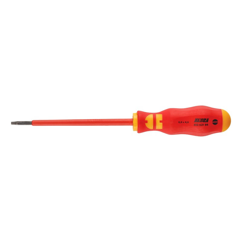 
VDE screwdriver, flat slotted
