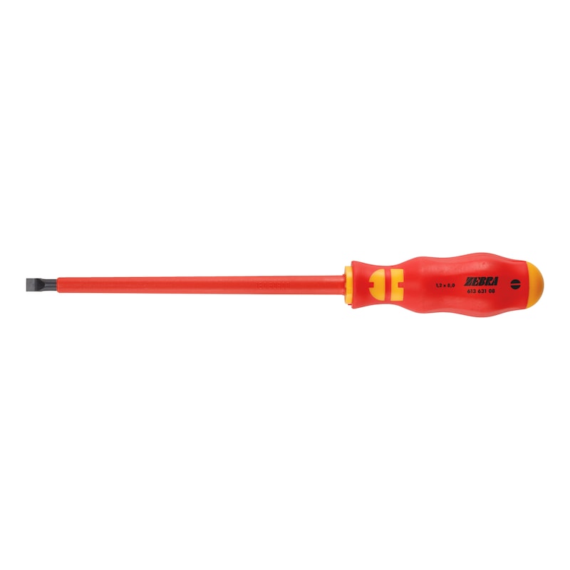 
VDE screwdriver, flat slotted
