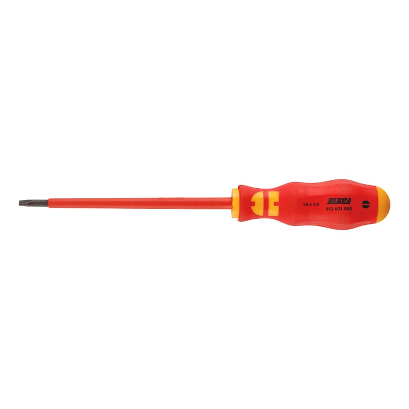 
VDE screwdriver, flat slotted
