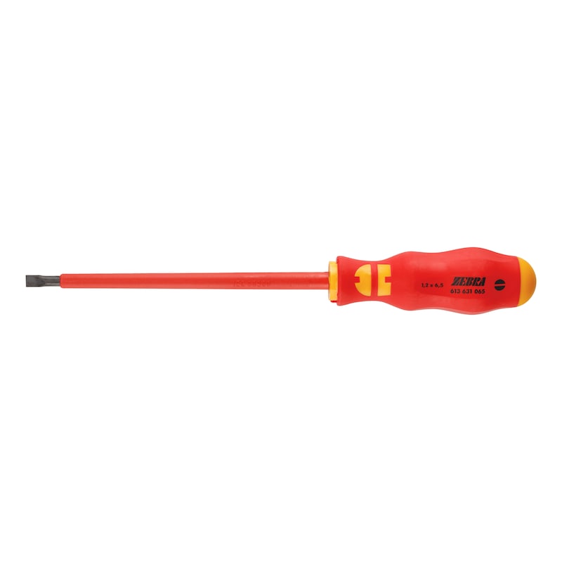 
VDE screwdriver, flat slotted
