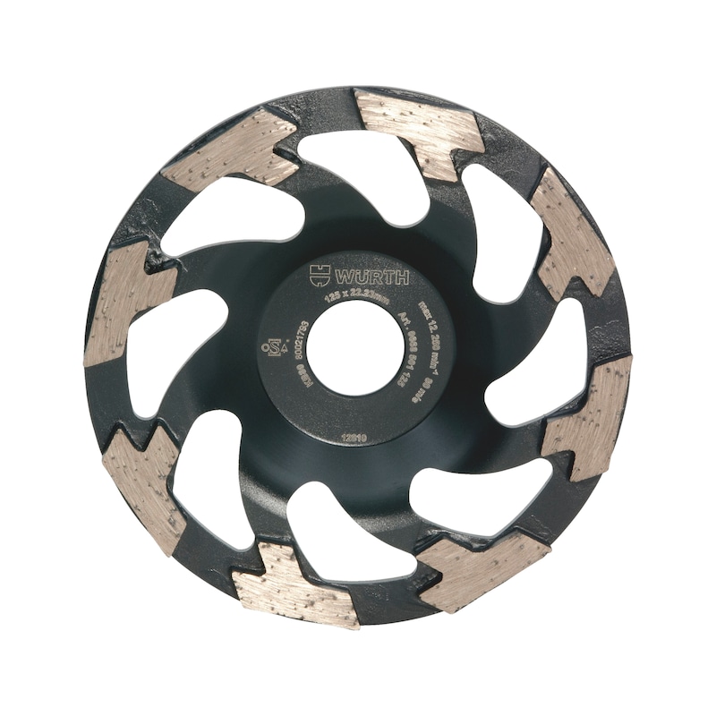 Meule boisseau diamant pour béton et pierre durs