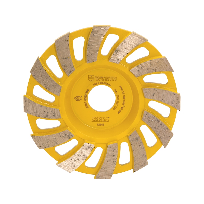 Meule Boisseau Diamant Zebra Turbo - tous matériaux