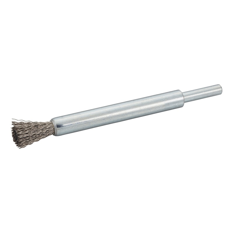Brosse pinceau sur tige en acier inoxydable