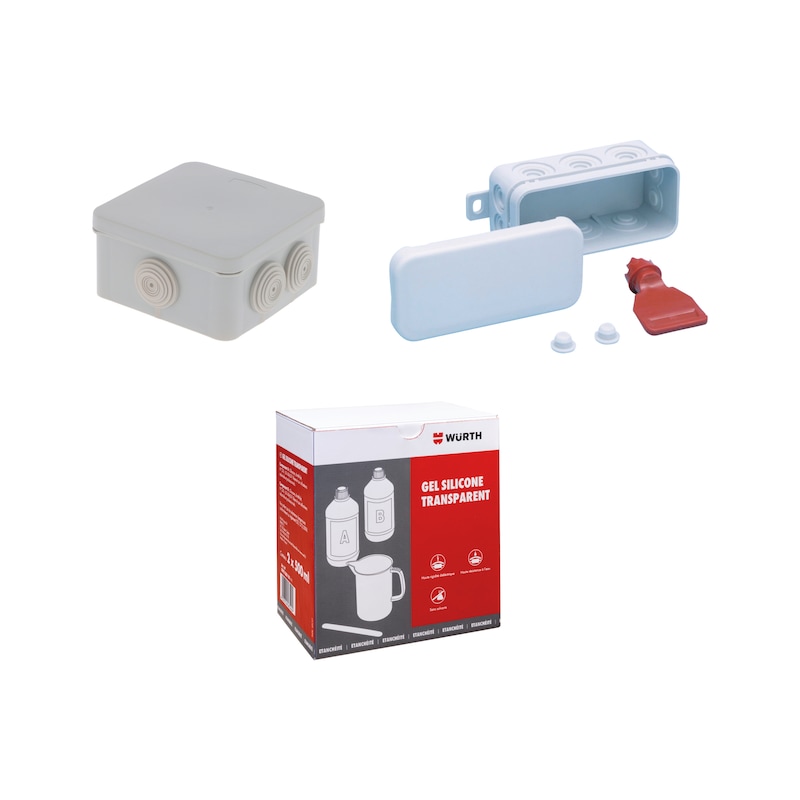 Lot de boites de dérivation sans halogène 650° - 41 pcs