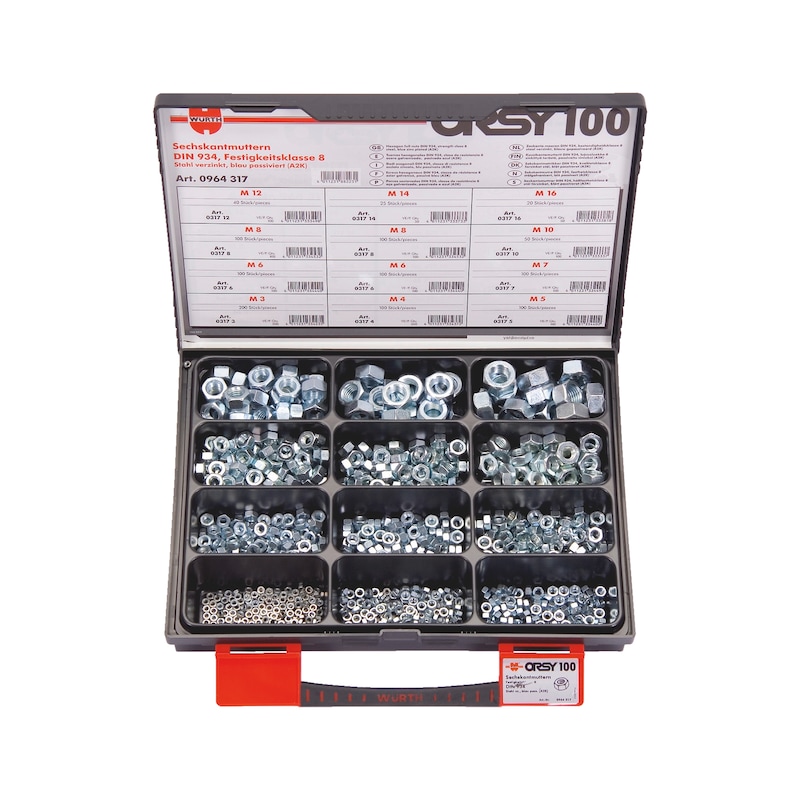 Dado Esagonale DIN 934 Zincato M3 (scatola Da 500 Unit&agrave;) | Leroy Merlin