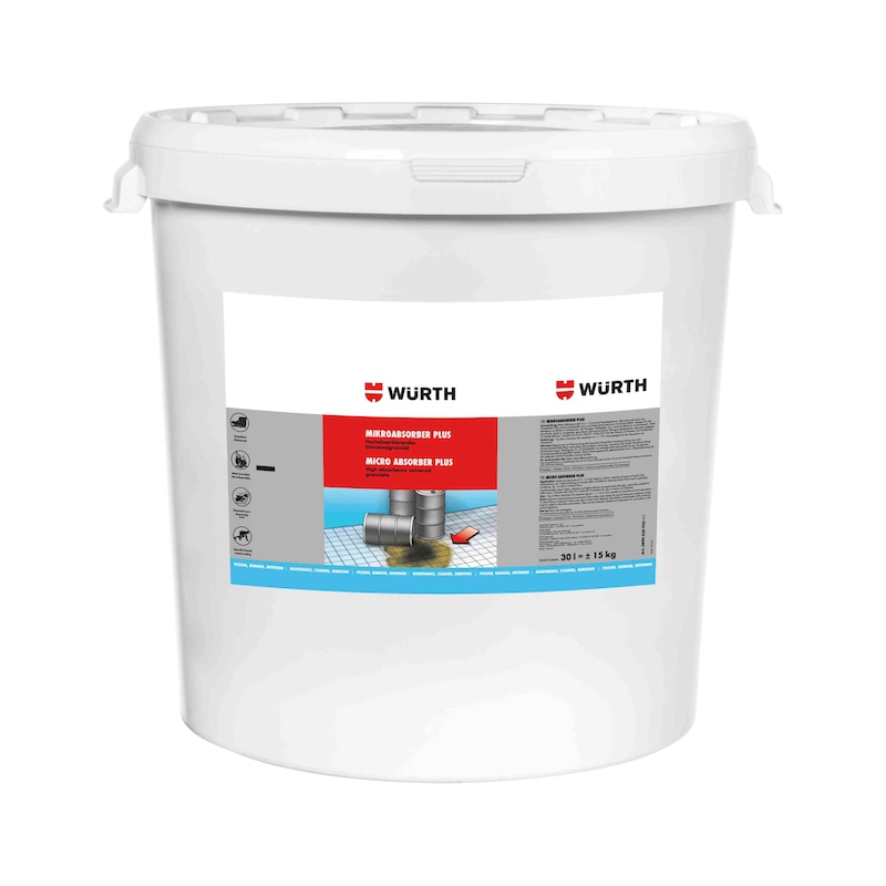 Granulés absorbants d'huiles et liquides - Micro Absorber Plus