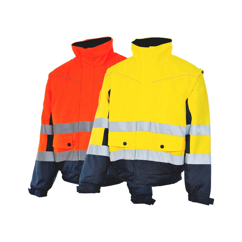 Blouson de travail haute-visibilité LUMEN avec manches amovibles